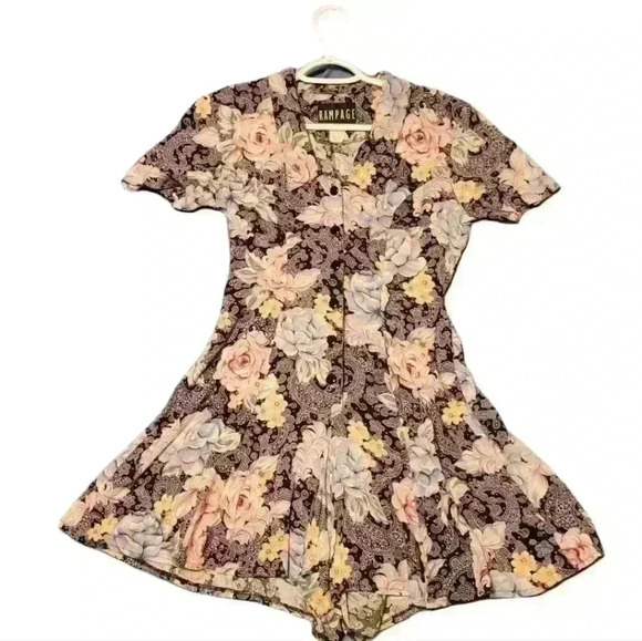 Vintage Rampage Romper 90s Y2K - Picture 1 of 12